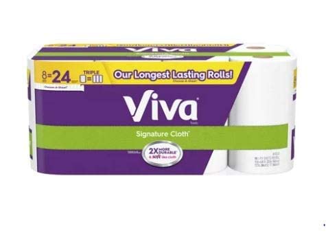 Cloth Paper Towels 8 Triple Rolls Y38801