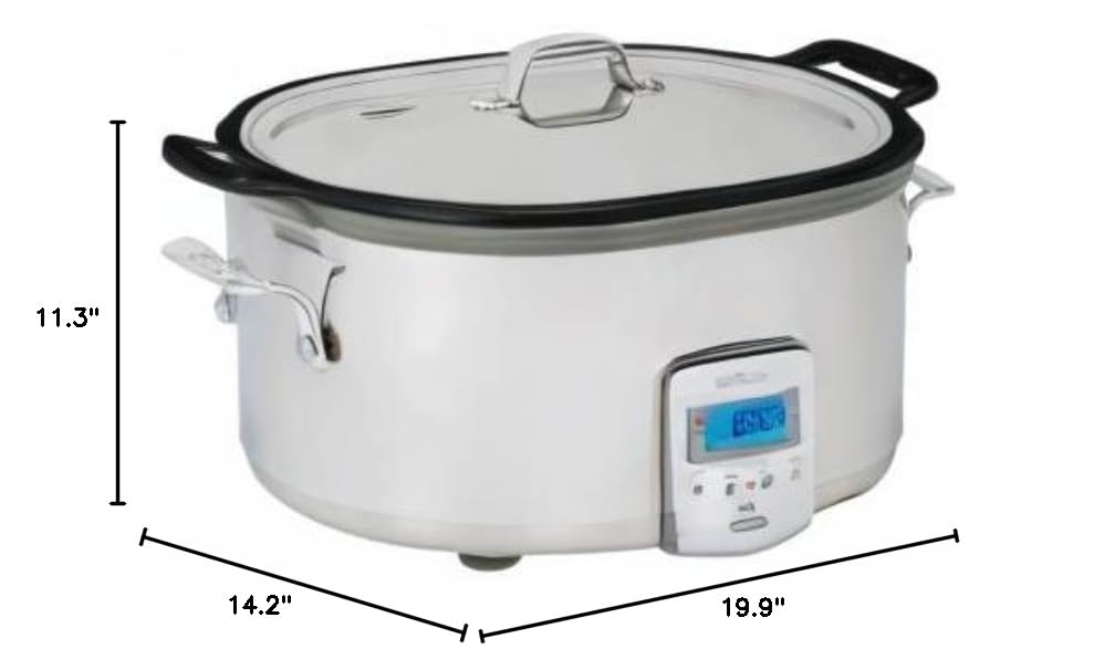 Stainless Steel Electric Slow Cooker 7-Quart H4526