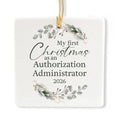 Ceramic 3-inch Square Ornament I66258