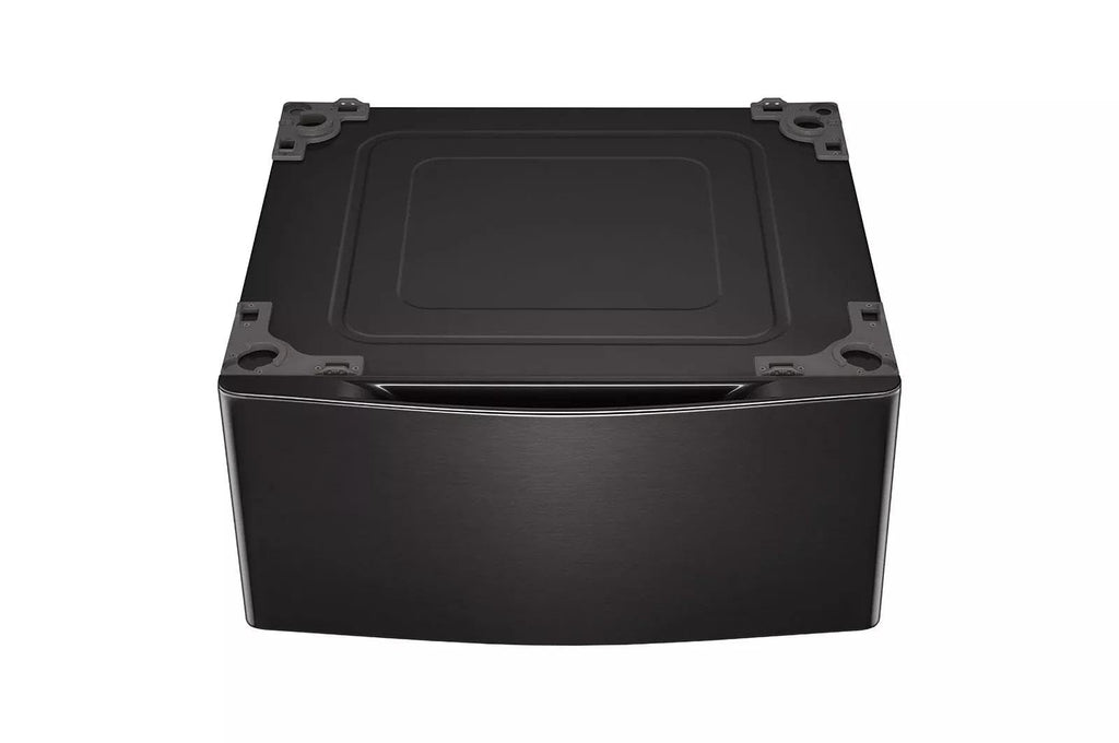 29 in. Laundry Pedestal with Storage Drawer in Black Steel M334484