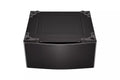29 in. Laundry Pedestal with Storage Drawer in Black Steel M334484