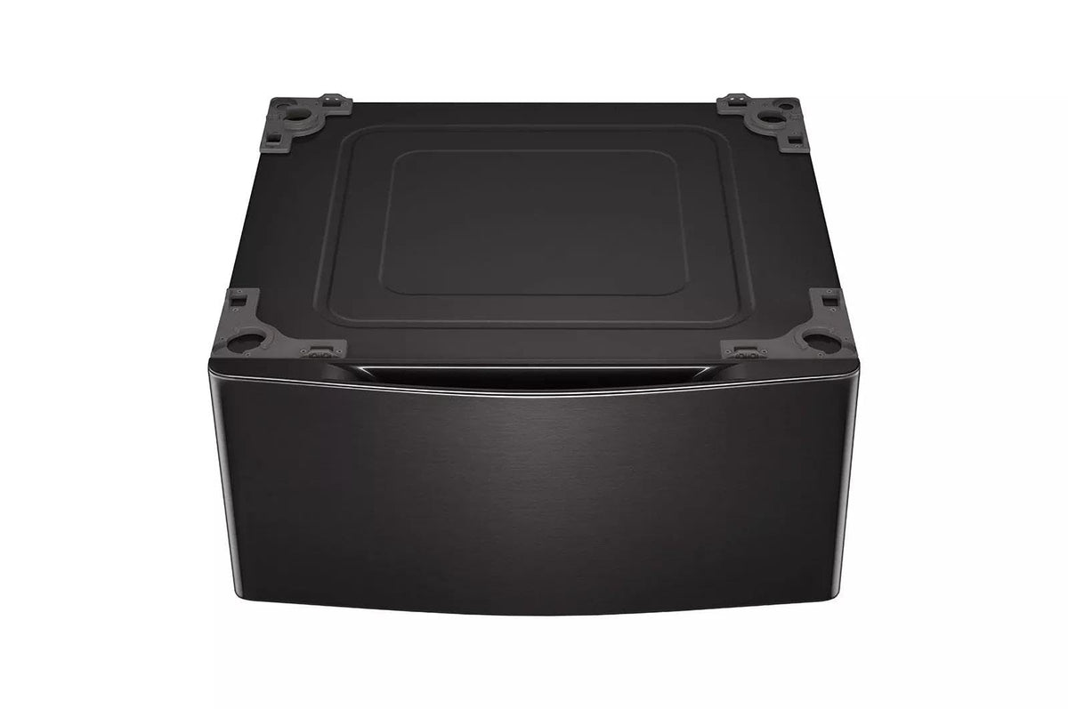 29 in. Laundry Pedestal with Storage Drawer in Black Steel M334484