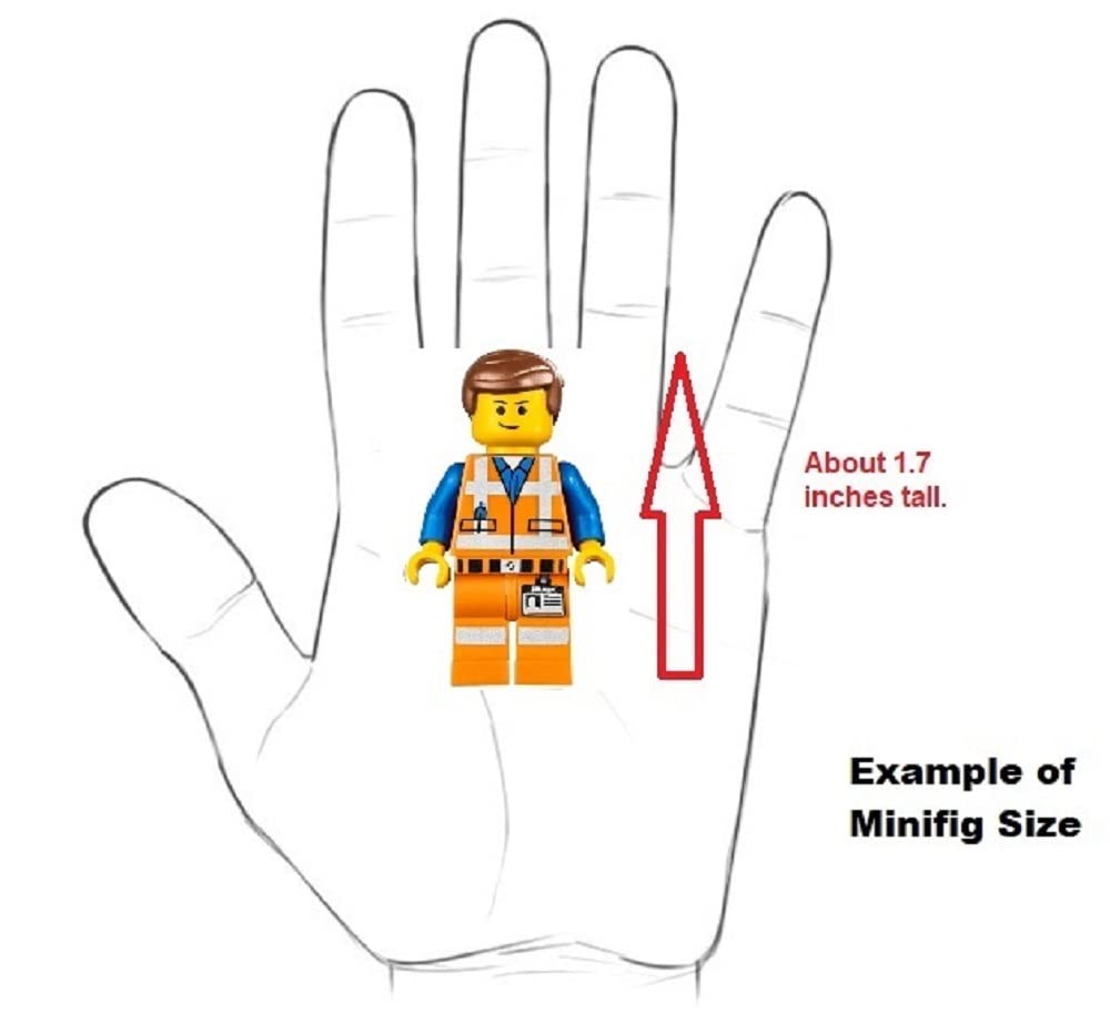 Red Robes Minifigure with Wand E396
