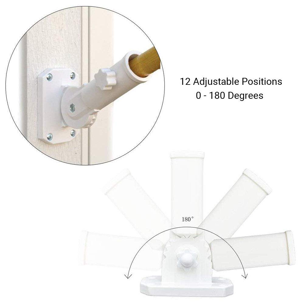 Adjustable Aluminum Flag Pole Bracket H289097
