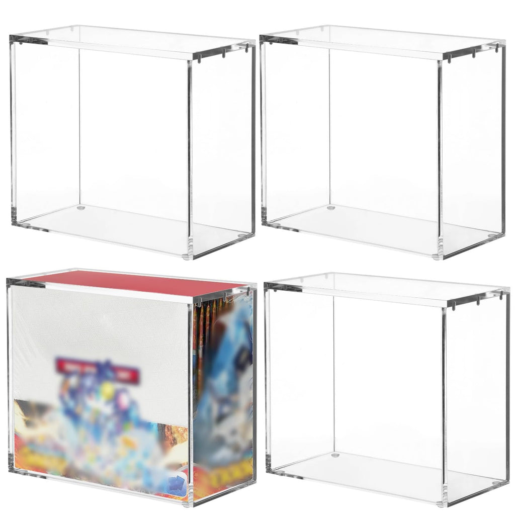 4 Pcs Acrylic Display Cases with Lid I6834