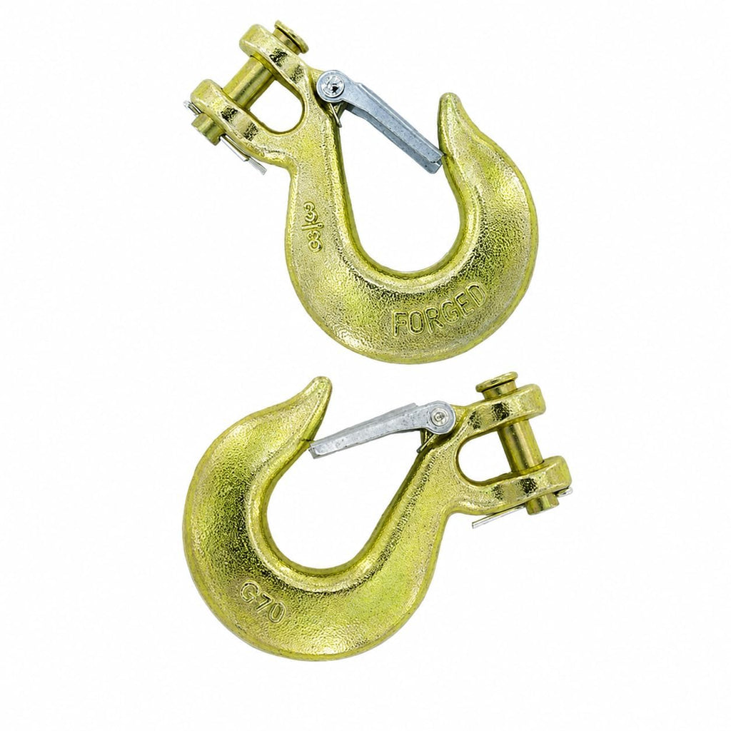 3/8" Chain Hooks, 2-Pack Heavy-Duty Clevis Slip Hook I33857
