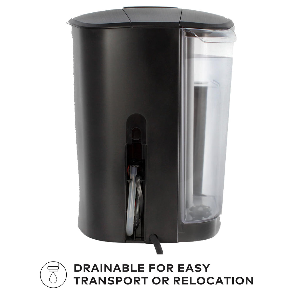 Single Serve Coffee Maker, 96 oz Water Reservoir, Black I79329