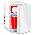 4L 6 Can Mini Fridge with Glass Door White S4968