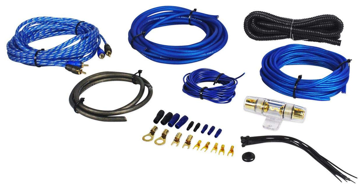 10" Powered Under-Seat Subwoofer with Amp Wiring Kit F7947