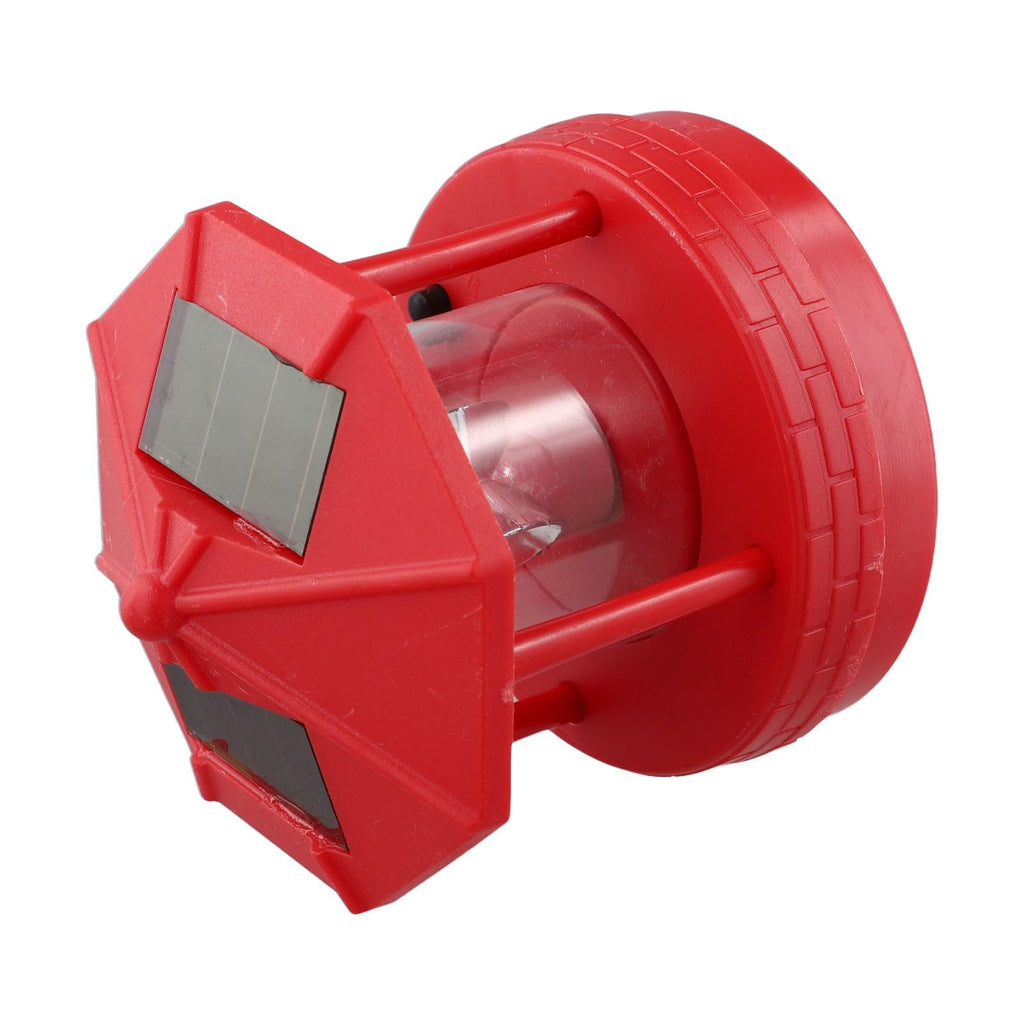 Rotating Solar Lighthouse Light Outdoor Garden Lawn Lamp with 2 Panels I403526