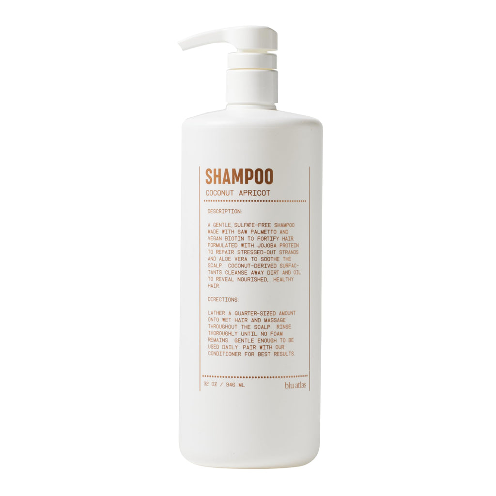 Shampoo and Conditioner Bundle Coconut Apricot 32 oz Z8131