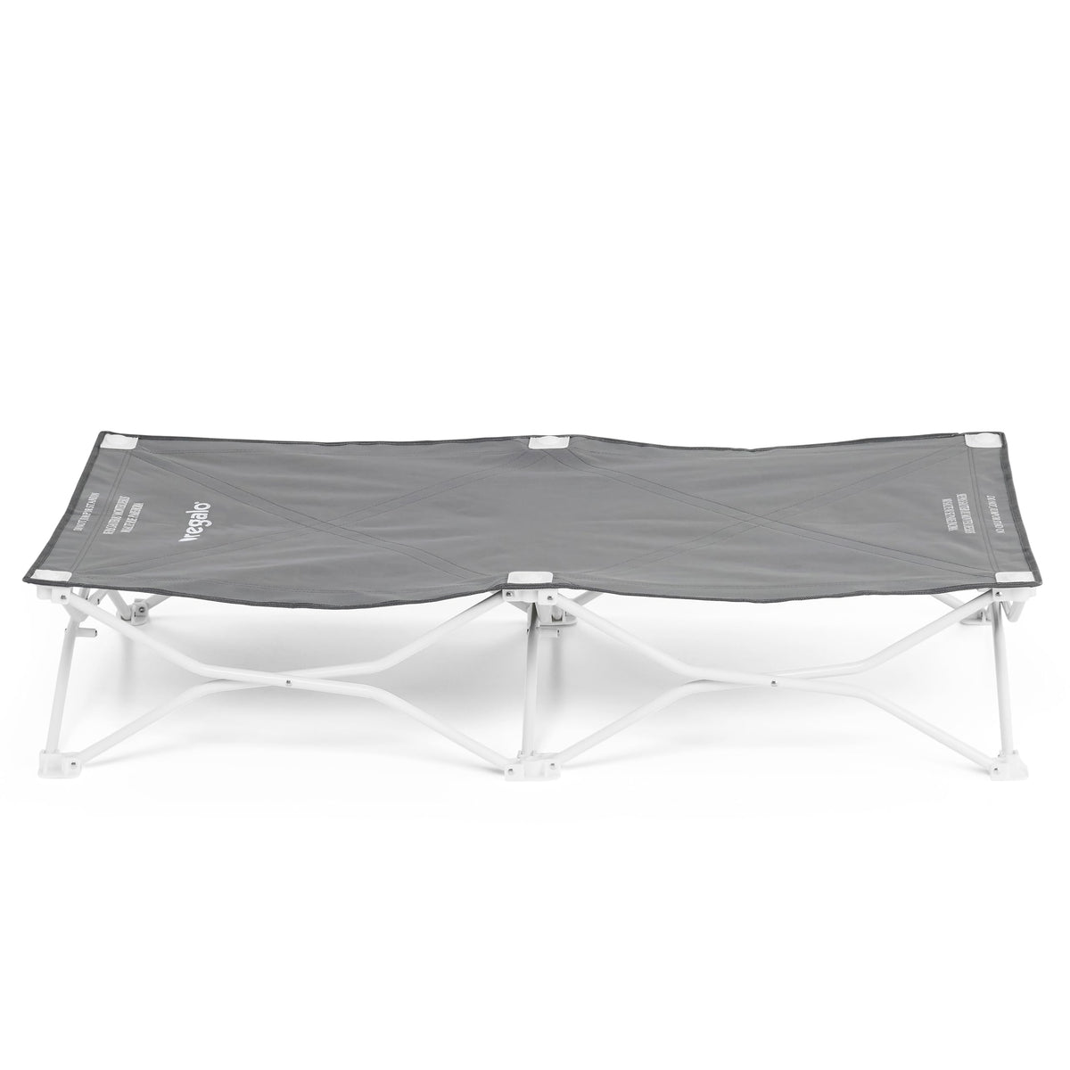 Portable Toddler Cot, Foldable Lightweight Travel Bed, Gray T2106
