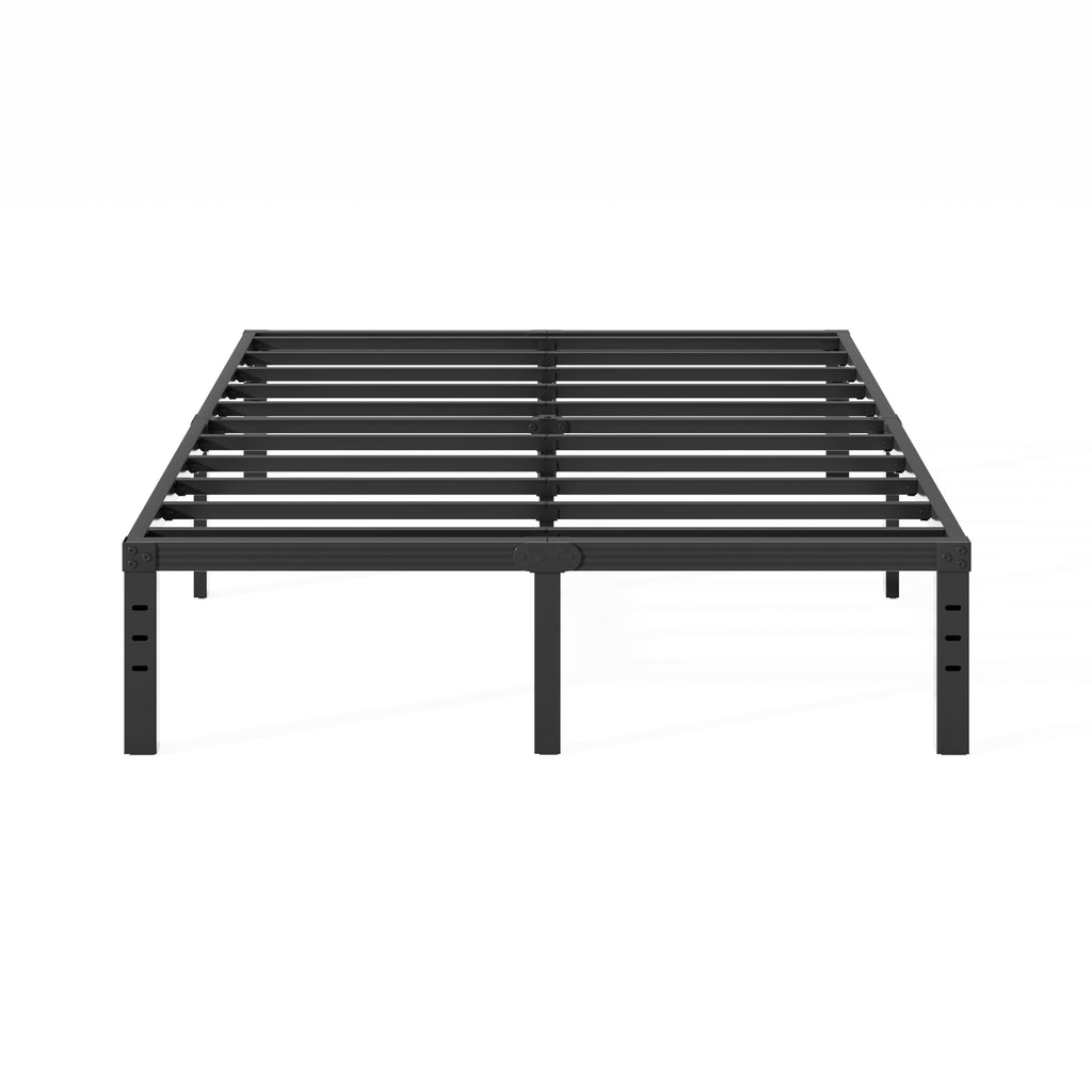 Black 18" Metal Queen Bed Frame O98132