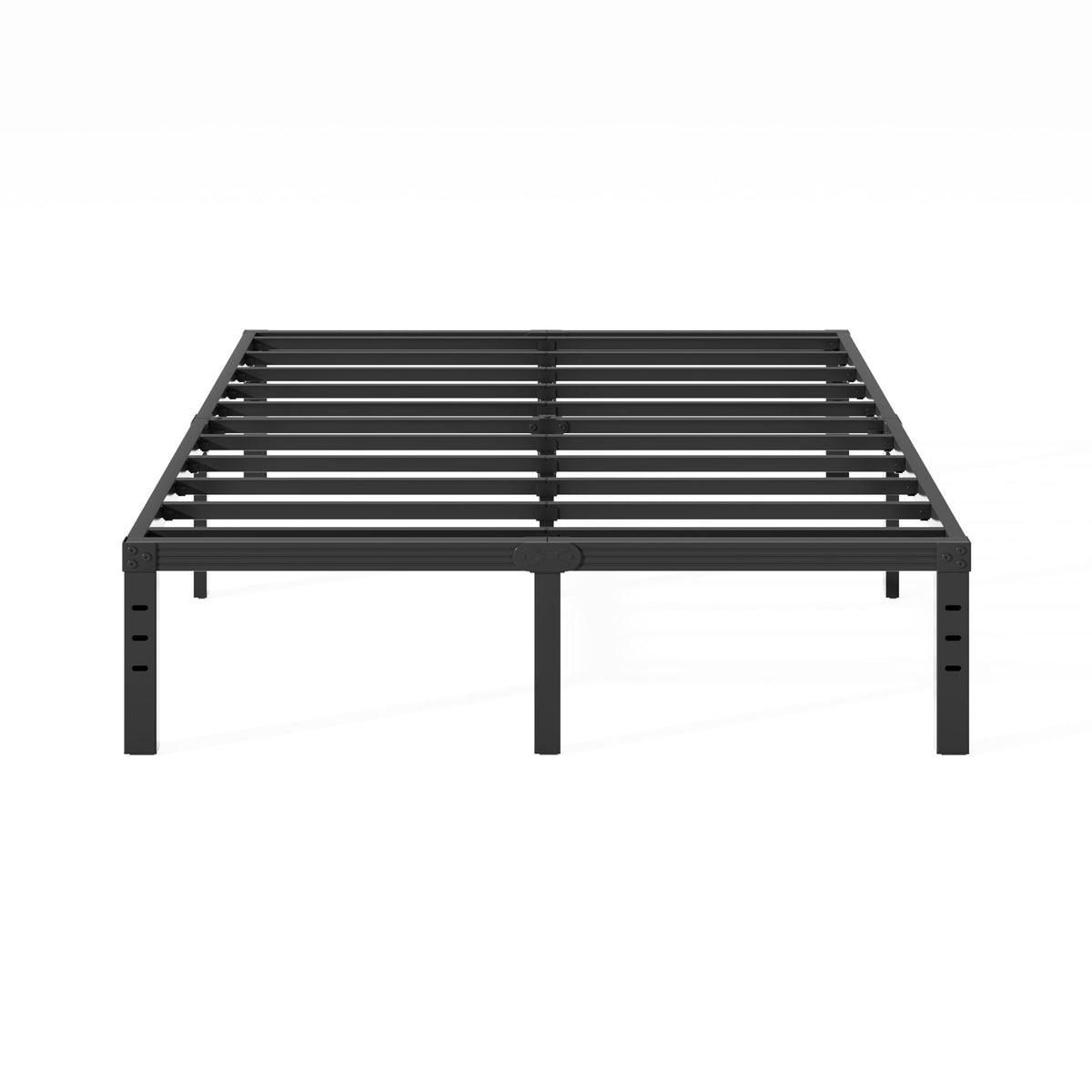 Black 18" Metal Queen Bed Frame O98132