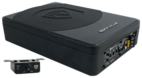 10" Powered Under-Seat Subwoofer with Amp Wiring Kit F7947