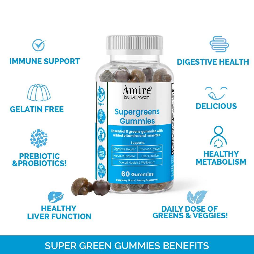 Super Greens Gummies Fruits & Veggies Supplement 240ct Q182837