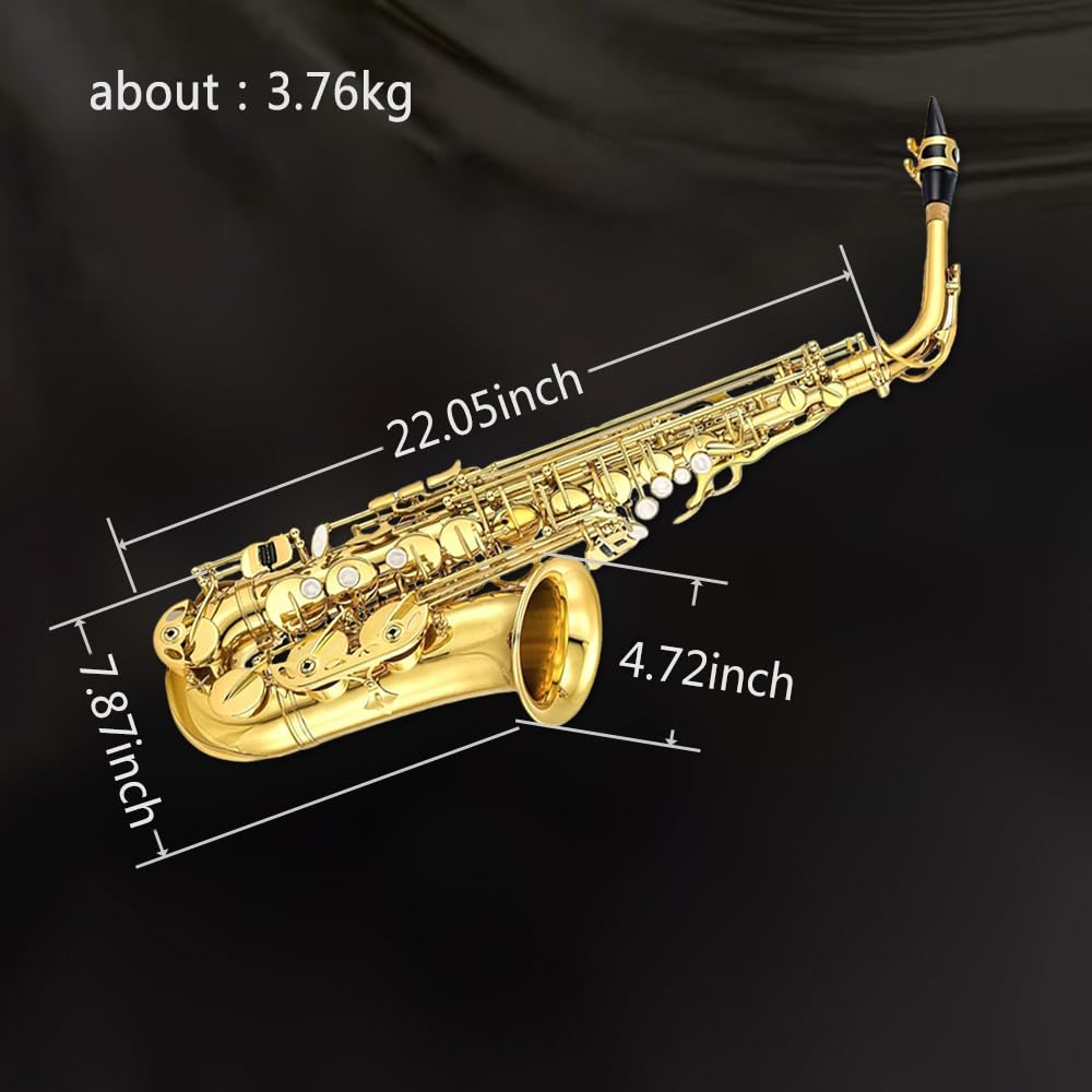 Eb Alto Saxophone Full Kit with Carrying Case N155