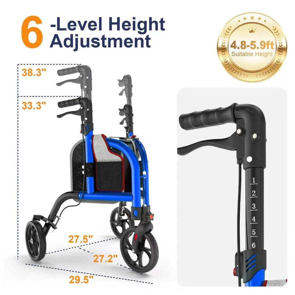Foldable Narrow 3 Wheel Walker R566084