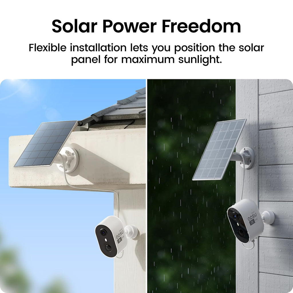 2K Solar Security Cameras Wireless Outdoor System W983982