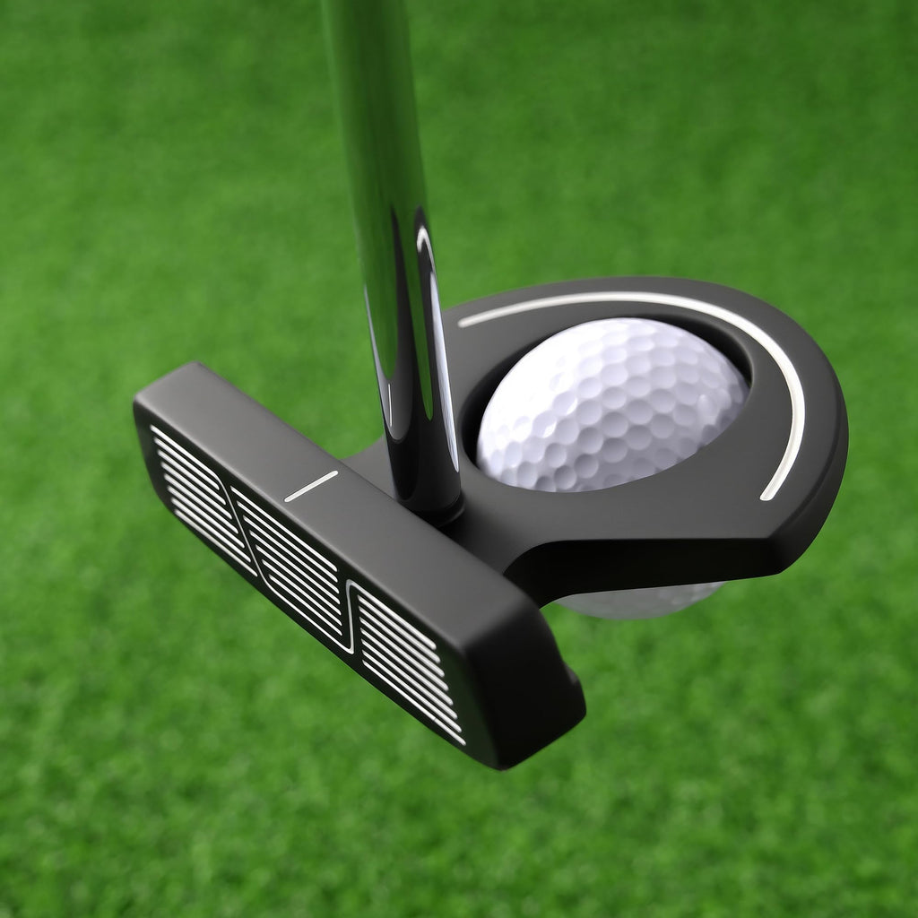 Right Handed Golf Putter with Grip and Aim Line P658501