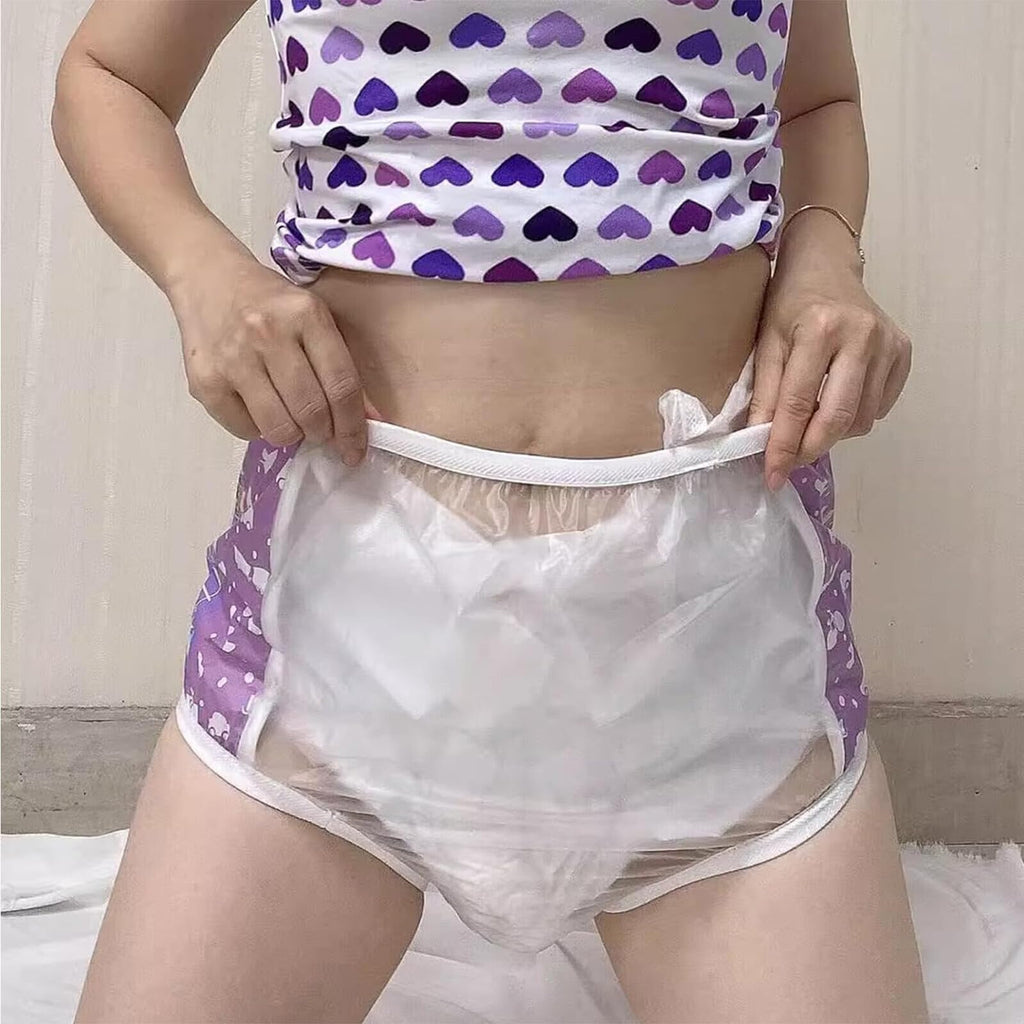 Adult Plastic Diaper Cover Waterproof Pull-On Incontinence Pants M187371