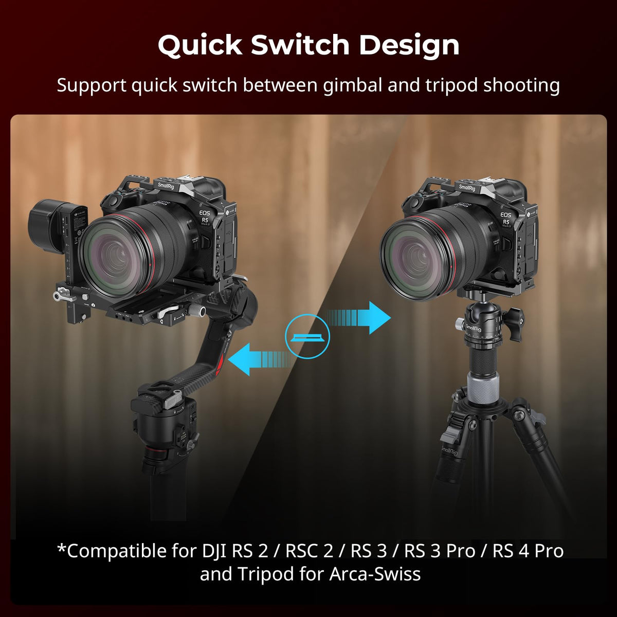 Aluminum Alloy Camera Video Cage with Cold Shoe Mount R5120