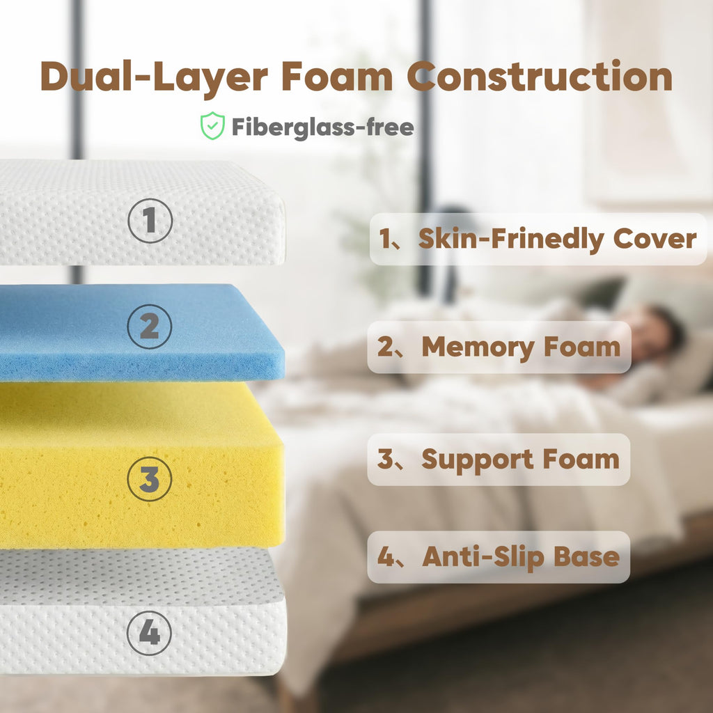 6 Inch Memory Foam Twin Mattress T34297