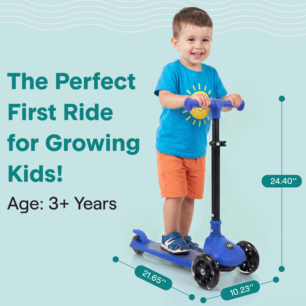 3-Wheel Toddler Scooter with LED Wheels V2290