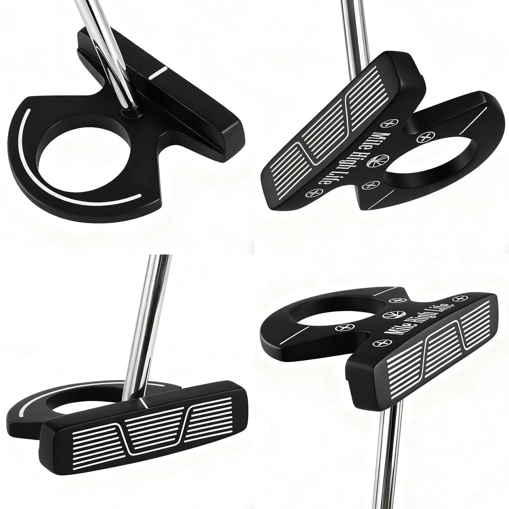 Right Handed Golf Putter with Grip and Aim Line P658501