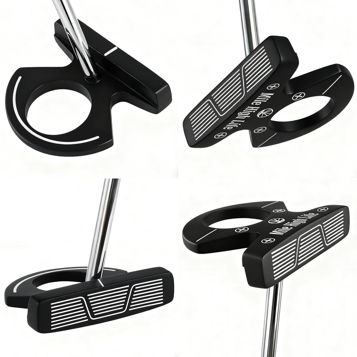 Right Handed Golf Putter with Grip and Aim Line P658501