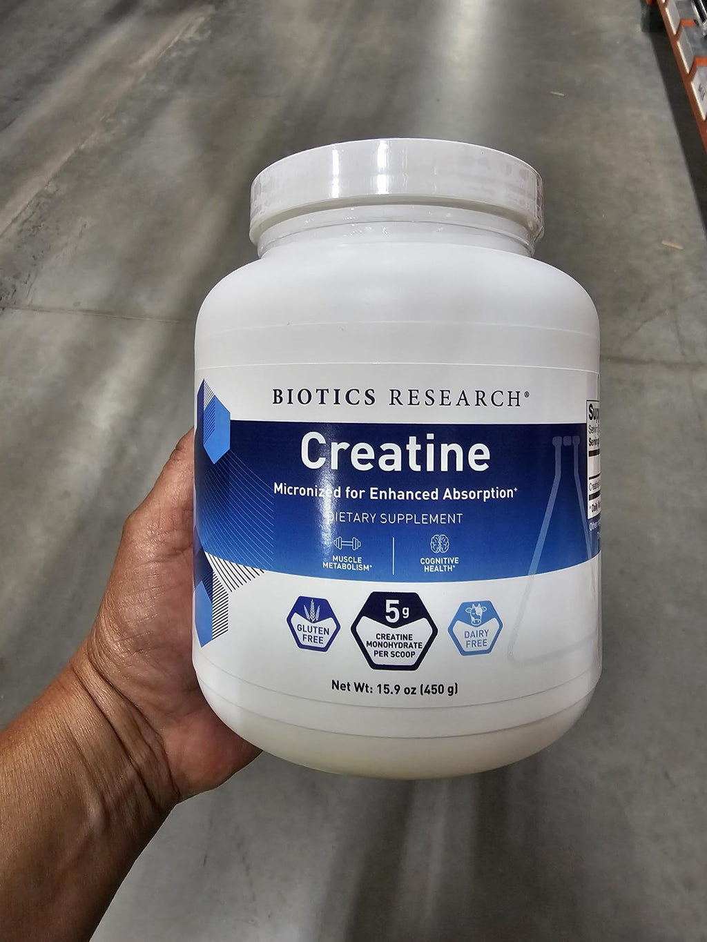 Creatine Monohydrate 5g Micronized Powder 15.9oz P5288
