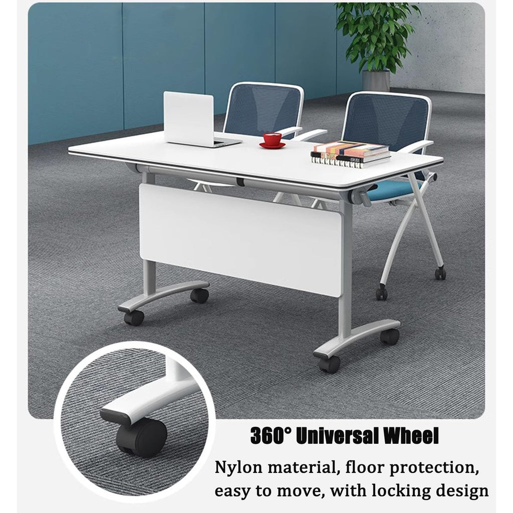 Folding Table with Locking Wheels P259000