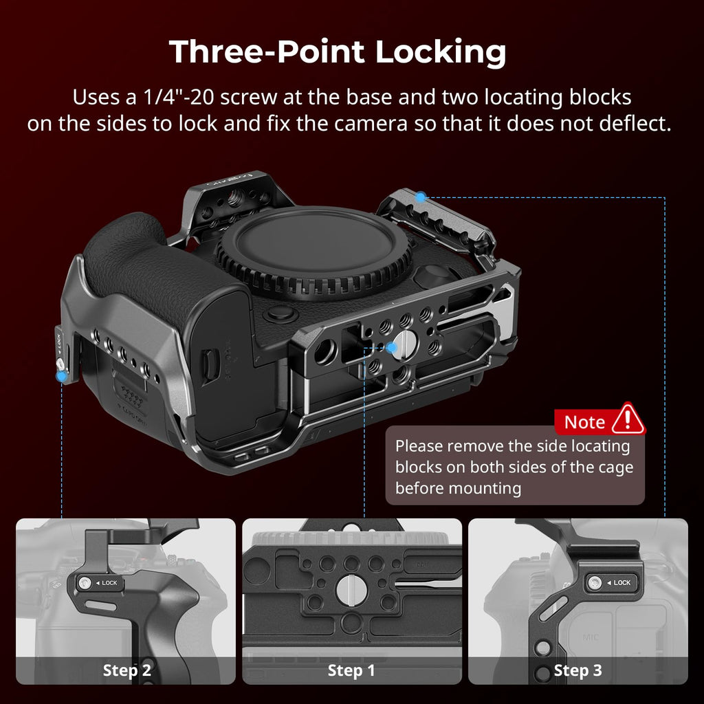 Aluminum Alloy Camera Video Cage with Cold Shoe Mount R5120