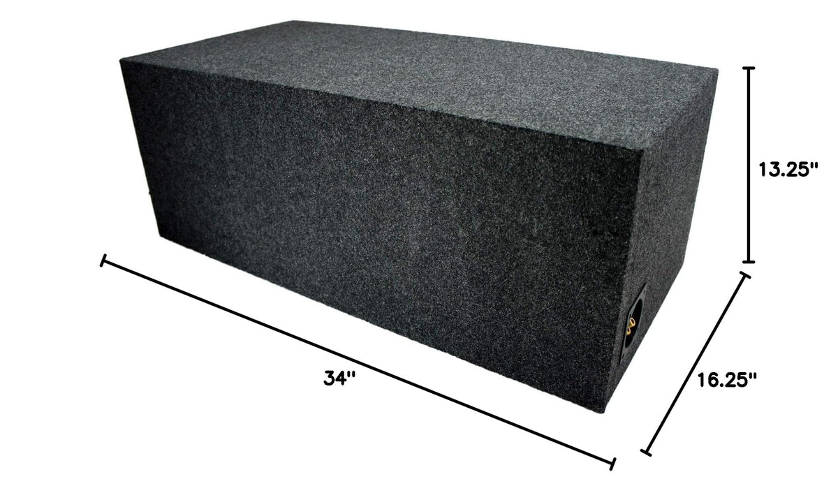 12 Inch Ported Vented Subwoofer Box MDF Car Audio M73726