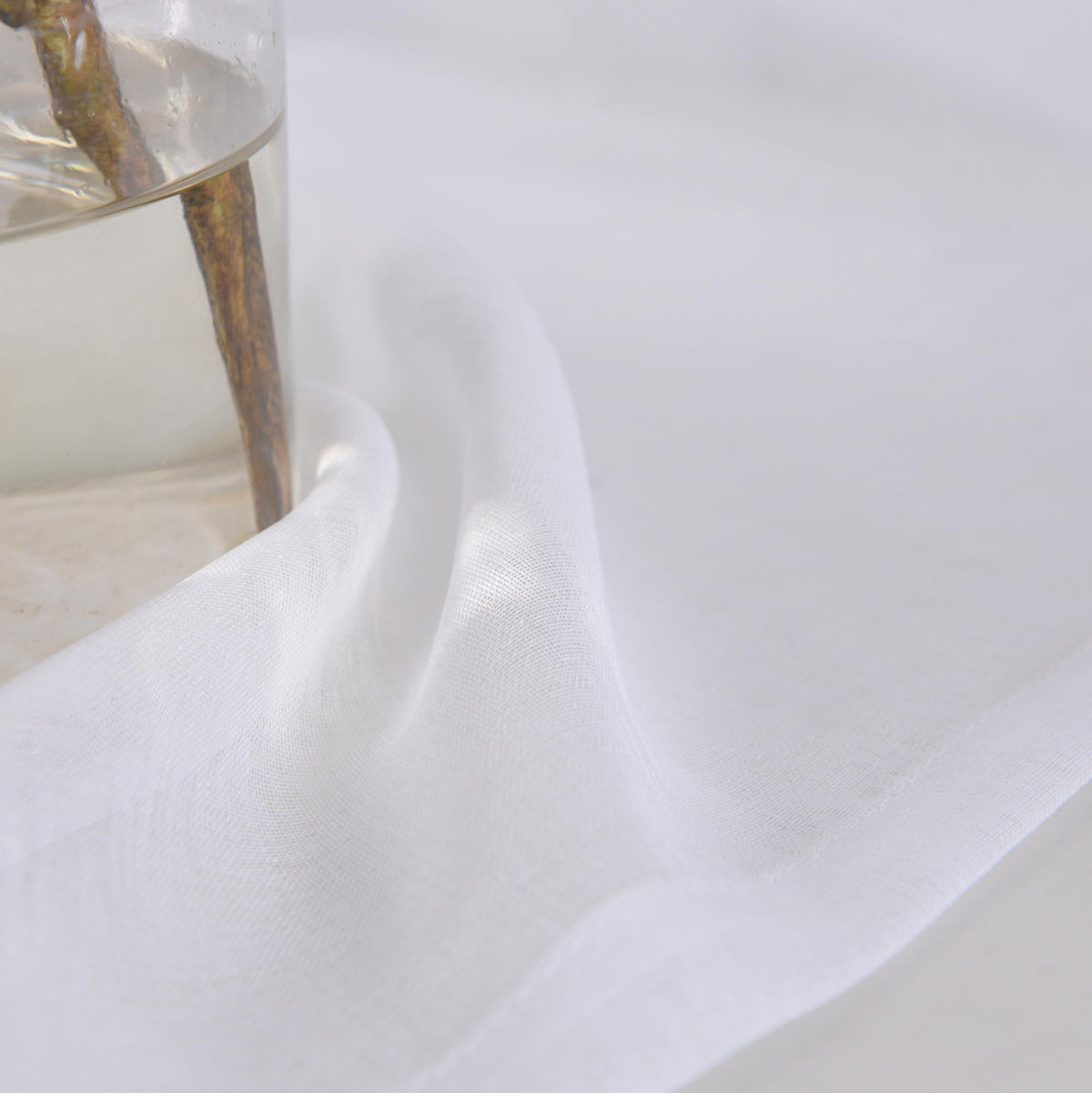 White 95 Inches Long Rod Pocket Sheer Curtains Set of 2 F4138