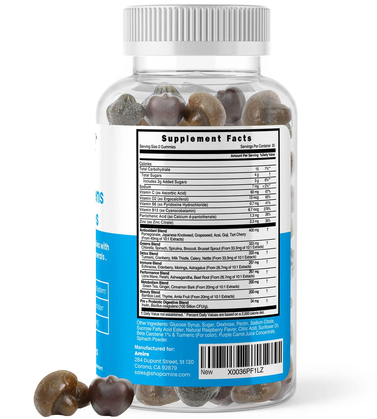 Super Greens Gummies Fruits & Veggies Supplement 240ct Q182837