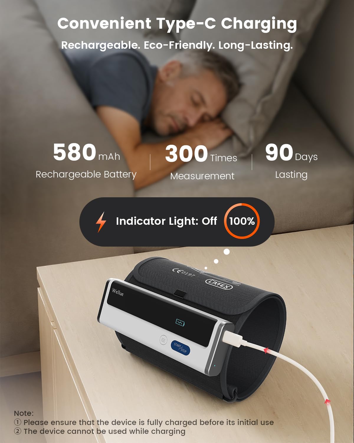 Wireless Upper Arm Blood Pressure Monitor U765