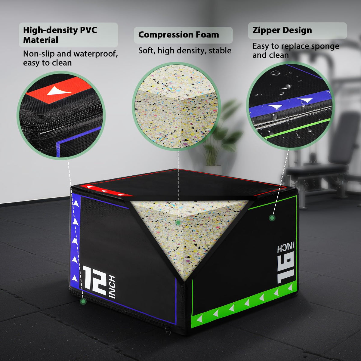 3 in 1 Plyometric Jump Box Z362