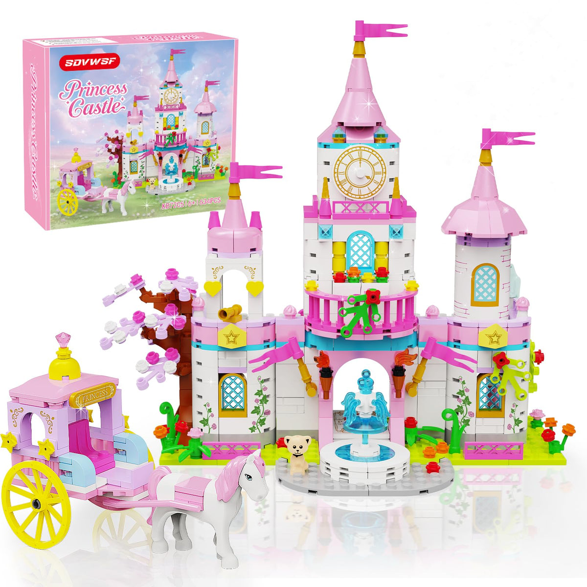 Princess Castle Building Blocks Set 634PCS J328