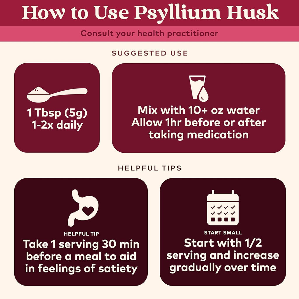 Whole Psyllium Husk Powder Organic Vegan 12 oz Z177590