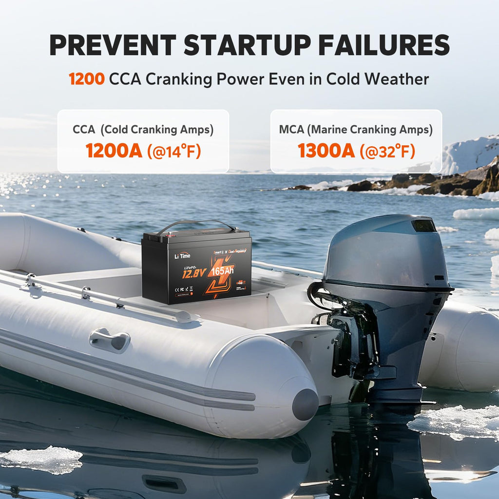 12V 165Ah Dual Purpose LiFePO4 Battery D792553
