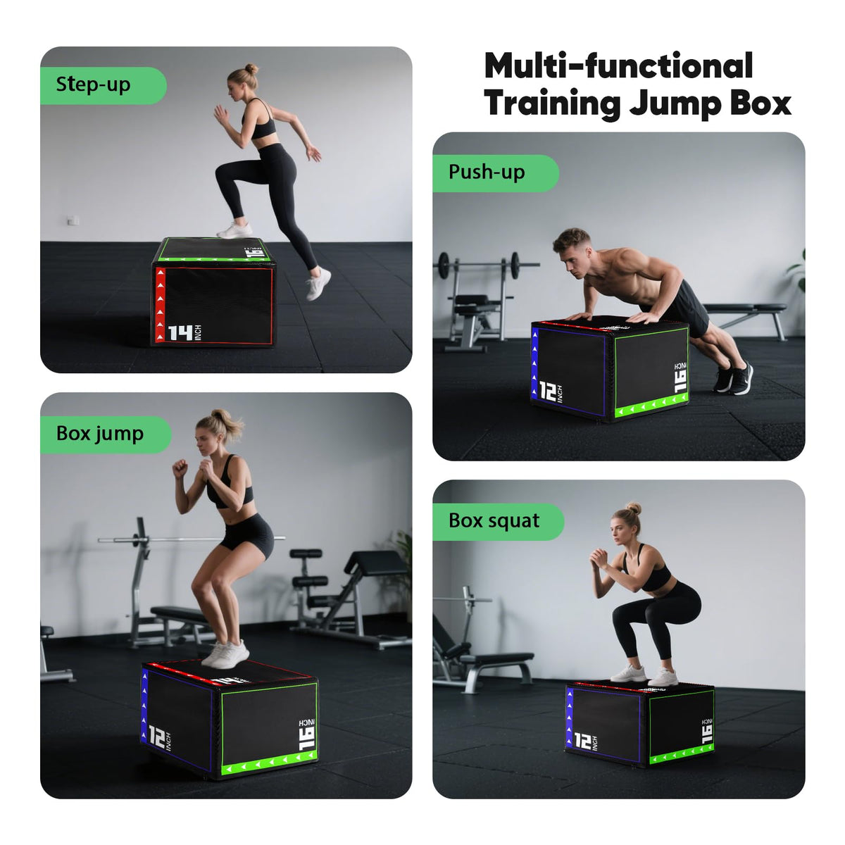 3 in 1 Plyometric Jump Box Z362