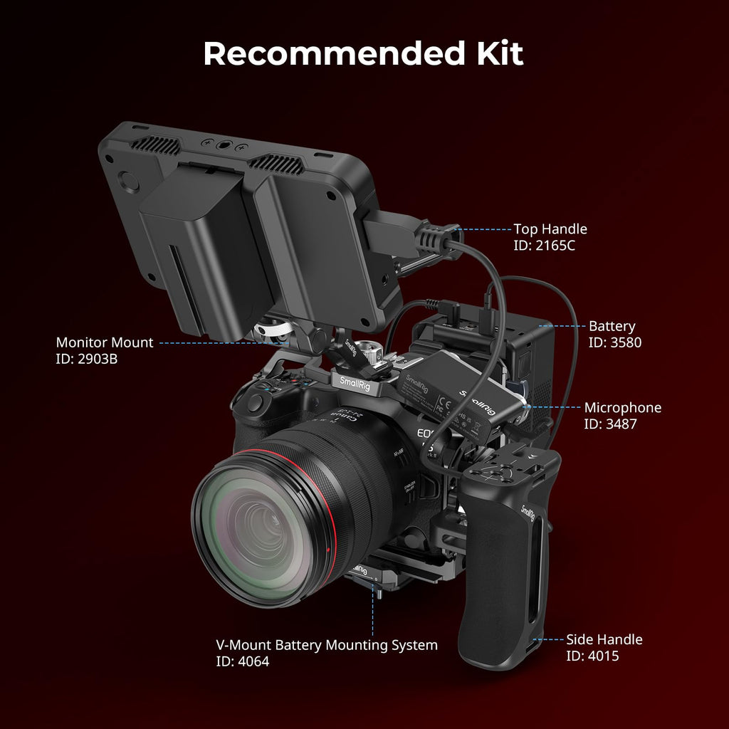 Aluminum Alloy Camera Video Cage with Cold Shoe Mount R5120