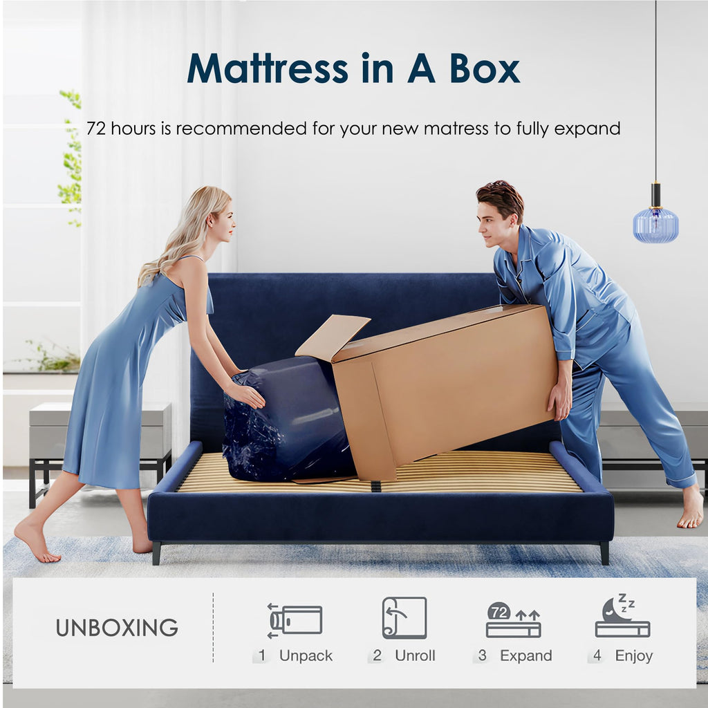 Twin 10 Inch Gel Infused Memory Foam Mattress Z8740