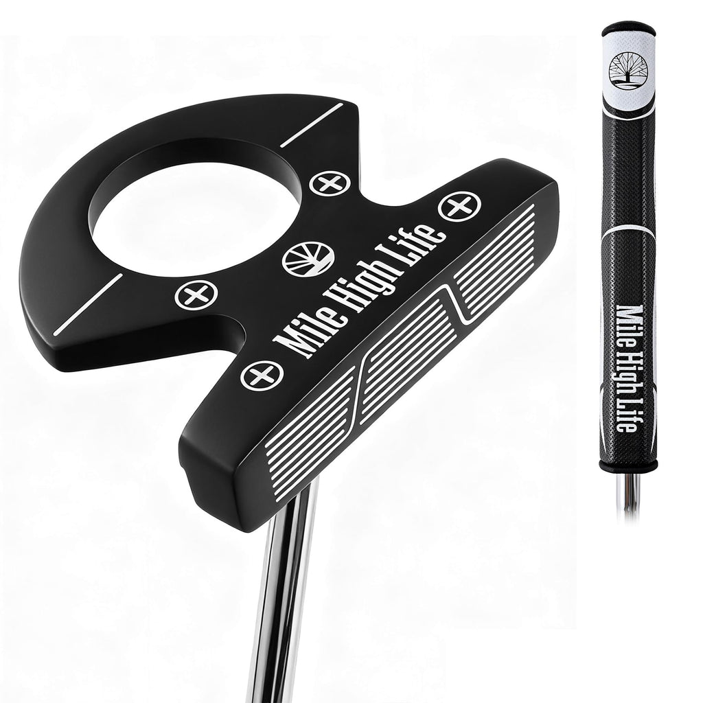 Right Handed Golf Putter with Grip and Aim Line P658501