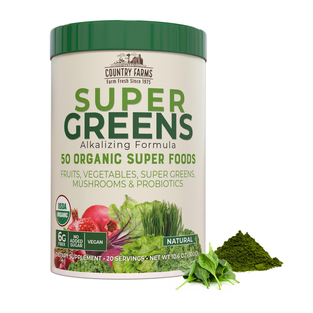 Organic Vegan Protein Powder Pea & Super Greens Powder E4043