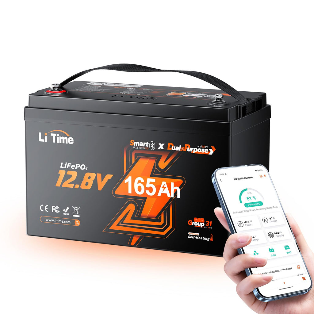 12V 165Ah Dual Purpose LiFePO4 Battery D792553