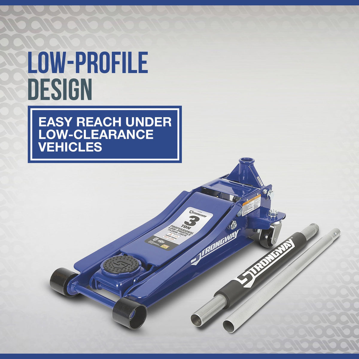 3-Ton Capacity Low-Profile Service Floor Jack I41469