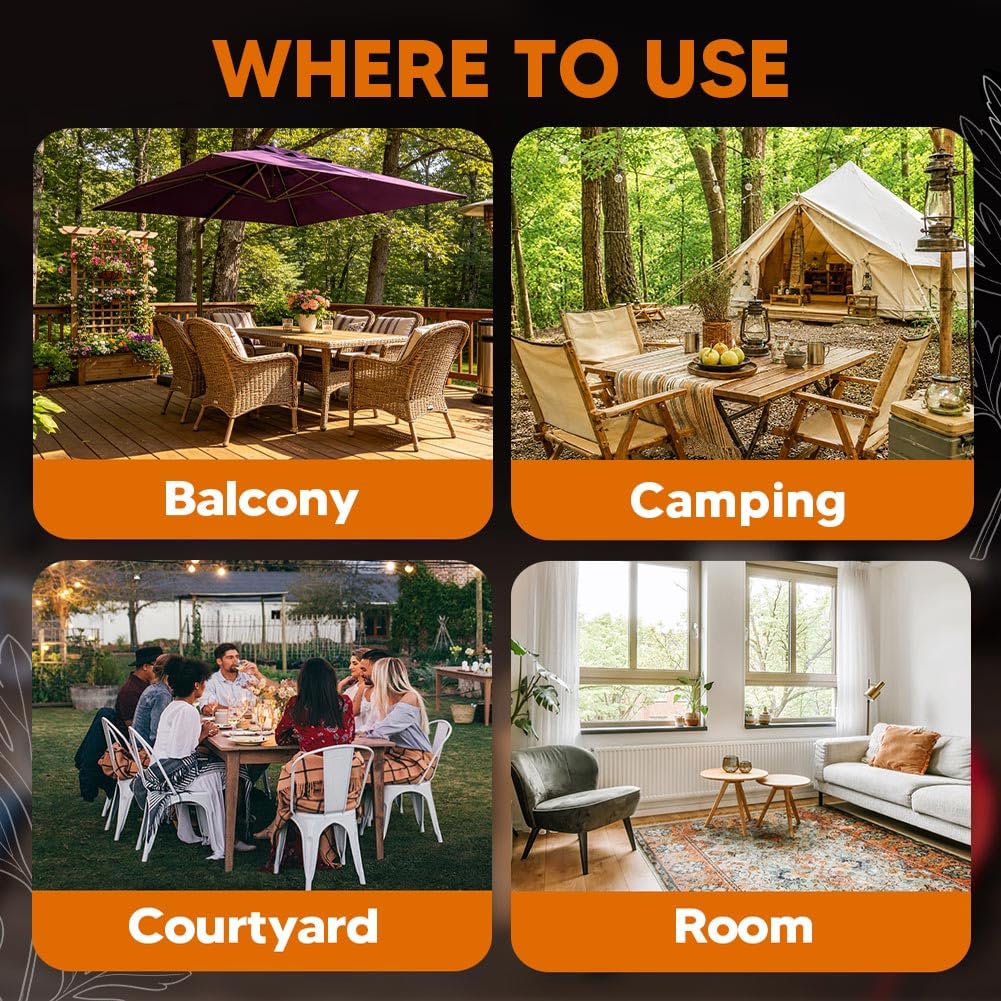 Mosquito Repellent Outdoor Patio Indoor 16P W9148