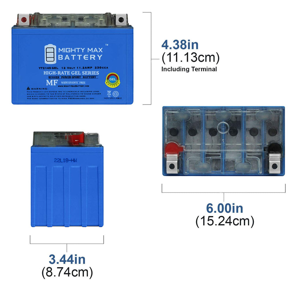 12V 11.2Ah GEL Battery W659494